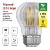 61042 3 led zarovka filament a60 a class e27 5 w 75 w 1 060 lm tepla bila