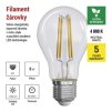 LED žárovka Filament A60 A CLASS/ E27 / 5 W (75 W) / 1 060 lm / neutrální bílá