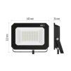 LED reflektor SIMPO 30 W, černý, neutrální bílá, IP65