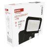 LED reflektor SIMPO s pohybovým čidlem, 50 W, černý, neutrální bílá, IP44