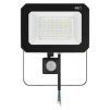 LED reflektor SIMPO s pohybovým čidlem, 50 W, černý, neutrální bílá, IP44