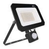 LED reflektor SIMPO s pohybovým čidlem, 50 W, černý, neutrální bílá, IP44