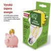 LED žárovka Filament A60 A CLASS / E27 / 7,2 W (100 W) / 1521 lm / teplá bílá