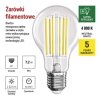 LED žárovka Filament A60 A CLASS / E27 / 7,2 W (100 W) / 1521 lm / neutrální bílá