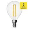 61762 2 led zarovka filament mini globe e14 3 4 w 40 w 470 lm tepla bila