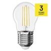 61771 2 led zarovka filament mini globe e27 3 4 w 40 w 470 lm tepla bila