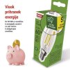 LED žárovka Filament svíčka A CLASS / E14 / 3,8 W (60 W) / 806 lm / neutrální bílá