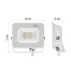 62312 5 led reflektor simpo 10 w bily neutralni bila
