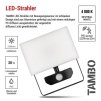 64901 8 led reflektor tambo se senzorem pohybu 30 w 3000 lm cerny
