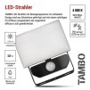 64979 9 led reflektor tambo se senzorem pohybu 10 w 1000 lm cerny