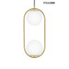 moosee lampa wiszaca aurelia twin zlota