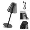 LED stolní lampa GRACE, nabíjecí, IP44