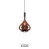 Designové závěsné LED svítidlo SKY-FALL MEDIUM, 12W, v. 38,2 cm, CRI90