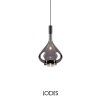 Designové závěsné LED svítidlo SKY-FALL MEDIUM, 12W, v. 38,2 cm, CRI90