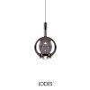 Designové závěsné LED svítidlo SKY-FALL ROUND MEDIUM, 12W, ø 22,5 cm, CRI90