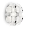 lampada muro mida applique bianco argento 1