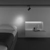 Reflektorové LED svítidlo VUORO černé 6W pro 1F systém UNITY, v. 13 cm, 3000K nestmívatelné