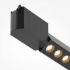 LED svítidlo POINTS černé 10W pro 1F systém UNITY, d. 38,2 cm, 3000K nestmívatelné