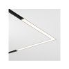 LED rohové svítidlo BASIS 24W pro systém EXILITY, 30,2x30,2 cm, 3000K nestmívatelné