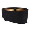 Závěsné svítidlo GALAXY černé, 1xE27, ø 45 cm