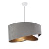 Závěsné svítidlo GALAXY šedé, 1xE27, ø 45 cm