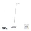 Stojací LED lampa PURE MIRA 7,5W, v. 138 cm, 2700-5000K (Barva Hliník)
