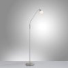 Stojací LED lampa PINO, 3W, v. 163 cm, 3000K stmívatelná, dotykový stmívač (Barva Ocel)
