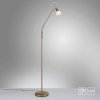 Stojací LED lampa PINO, 3W, v. 163 cm, 3000K stmívatelná, dotykový stmívač (Barva Retro mosaz)