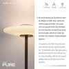 Stojací LED lampa PURE Vitrum, 18W, v. 180 cm, 2700K (Barva Hnědá)