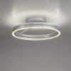 Stropní LED svítidlo PURE Loop, pr.60cm, 7W+30W 2700-5000K, šedá