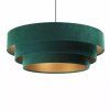 Stropní svítidlo TRINITI zelené, 1xE27, ø 60 cm