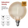 LED žárovka DECO G130OA / E27 / 4 W (22 W) / 220 lm / flame
