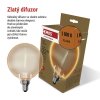 LED žárovka DECO G130OA / E27 / 4 W (22 W) / 220 lm / flame