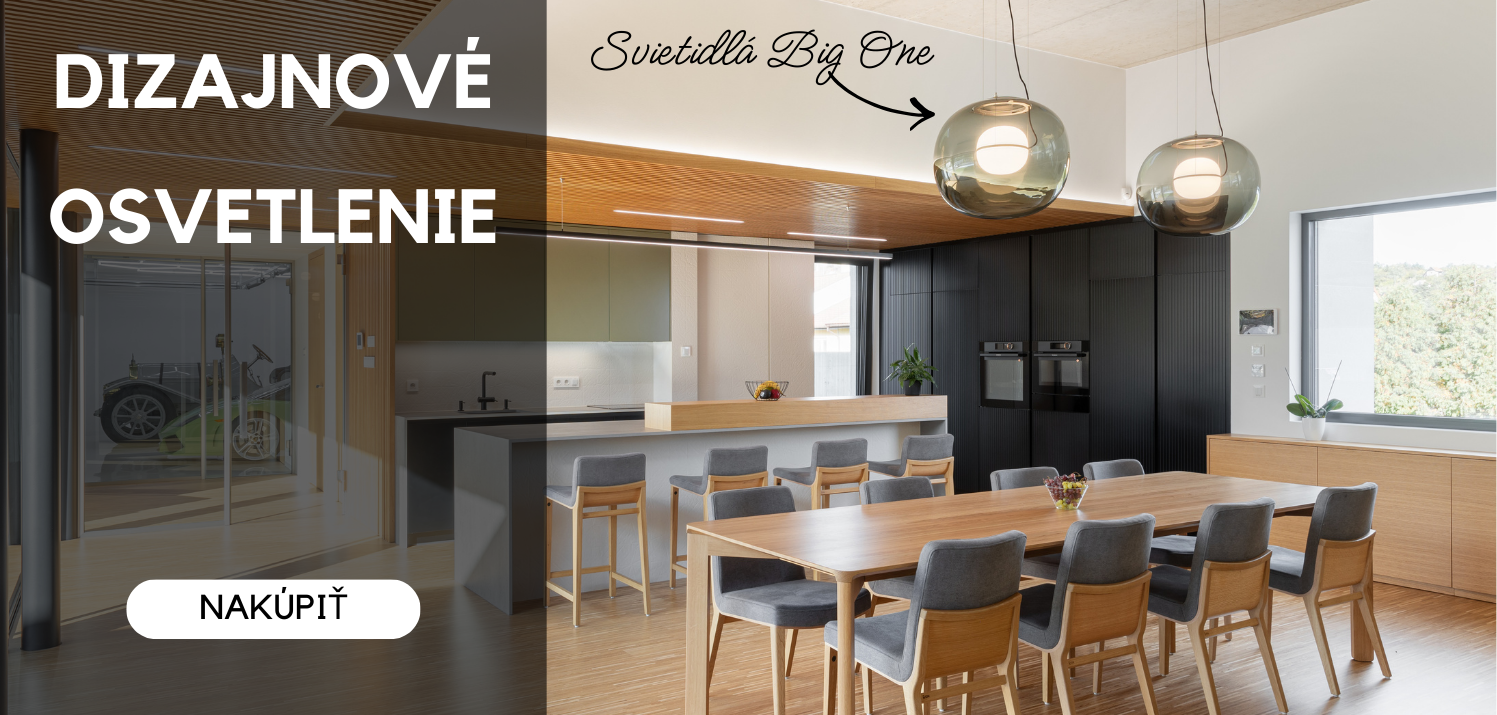 Dizajnové osvetlenie do Vašeho interiéru. Vyberajte z rôznych variant svietidiel do spálne, obývačky alebo kuchyne.