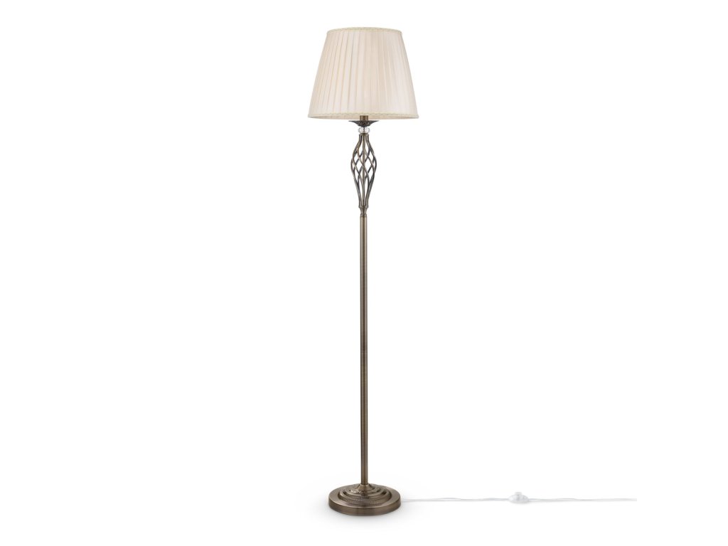 Vintage stojacia lampa GRACE, 40W, v. 165 cm, 1xE14