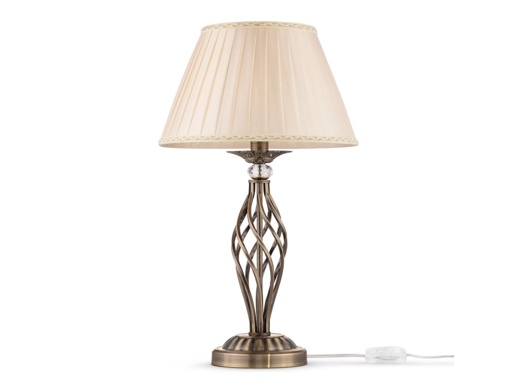 Vintage stolná lampa GRACE, 40W, v. 56 cm, 1xE14