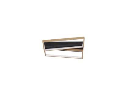 47906 2 stropni led svitidlo elize cerna a mosazna zlata 28w 3000k stmivatelne