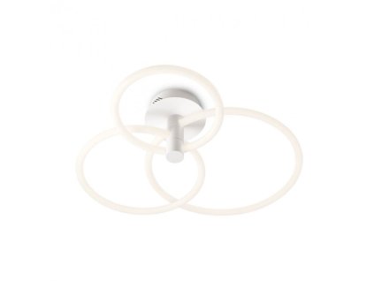 Stropní LED svítidlo Spell, 3 kruhy, ø86cm (Barva bílá)