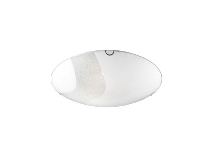 Stropné svietidlo QUALE biele sklo a krištáľ E27 3x12W