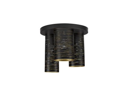 52889 stropni svitidlo zane cerny kov e14 3x5w