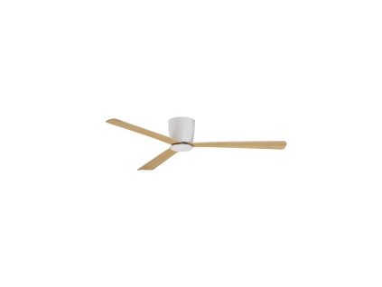 Stropný ventilátor DELL telo z hliníka, 3ABS drevené listy (Farba Biela)