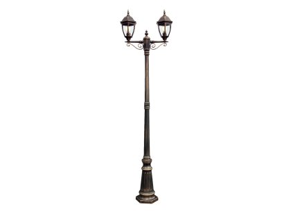Vonkajšia lampa Sevilla s dvoma tienidlami, v.225,6cm