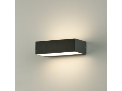 Vonkajšie nástenné LED svietidlo DRACO, š. 21 cm, 2x5W, CRI80, IP65