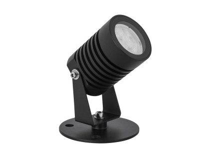 Vonkajšie nástenné svietidlo FEND čierny hliník a sklo LED 5W 3000K 21st. IP65