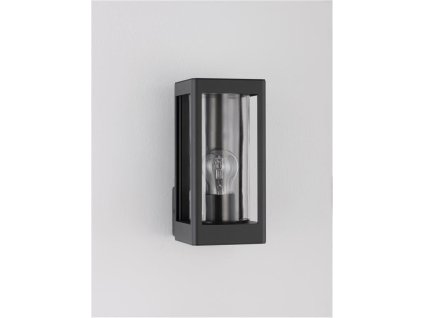 51026 venkovni nastenne svitidlo figo tmave sedy hlinik a cire sklo e27 1x12w ip54