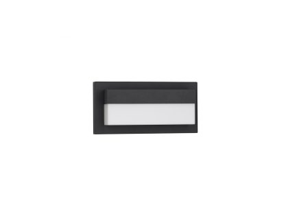 51701 venkovni nastenne svitidlo leto cerny hlinik akrylovy difuzor led 18w 3000k 120st ip65