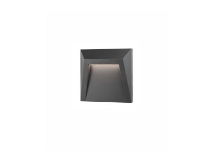 51767 venkovni nastenne svitidlo luton tmave sedy abs led 1 2w 3000k ip65 vc driveru