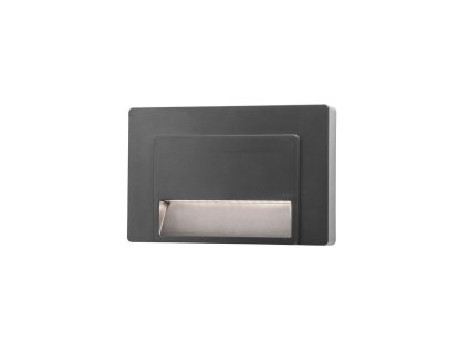 51764 4 venkovni nastenne svitidlo luton tmave sedy abs led 1 2w 3000k ip65 vc driveru