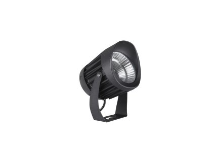 52004 4 venkovni reflektor north cerny hlinik a sklo led 20w 3000k 38st ip65