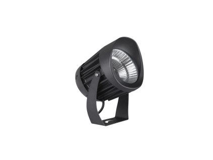 52001 4 venkovni reflektor north cerny hlinik a sklo led 30w 3000k 38st ip65